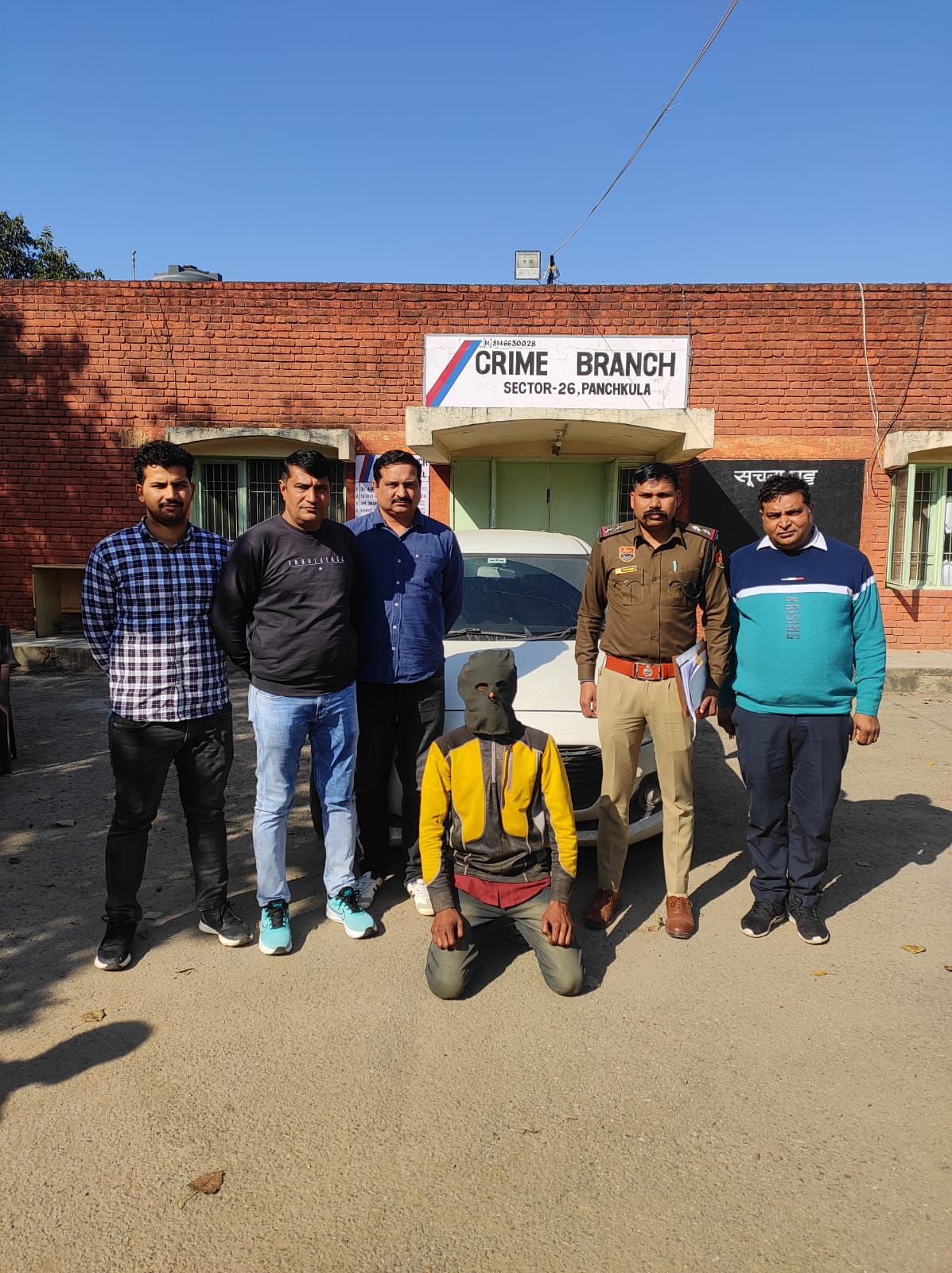 क्राइम ब्रांच सैक्टर-26 ने कार चोरी के आरोपी को किया गिरफ्तार, चोरीशुदा स्विफ्ट कार बरामद