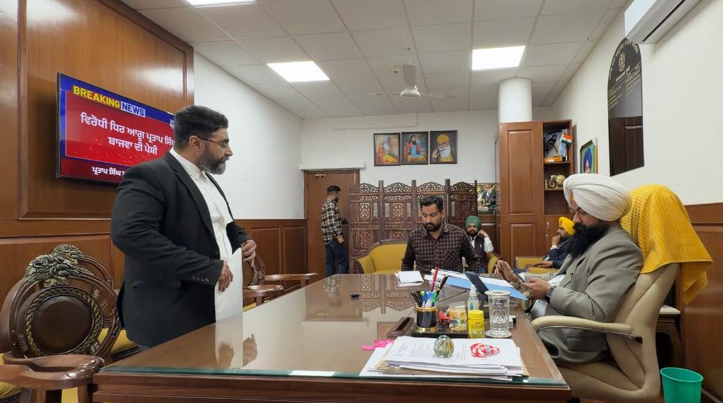 हरभजन सिंह ई.टी.ओ. के बारे में की गई टिप्पणी के मामले में प्रताप सिंह बाजवा का वकील हुआ पेश