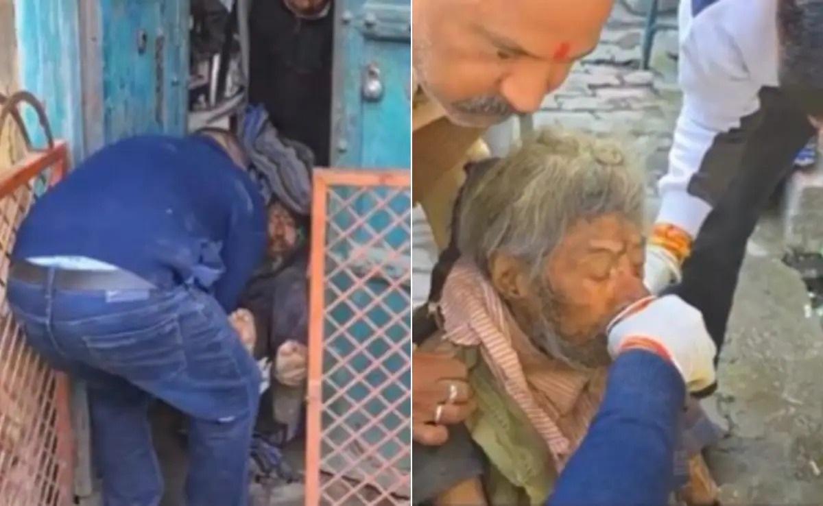 हरियाणा: 18 महीने से बुजुर्ग डॉक्टर ने नहीं बदले कपड़े, करनाल में अपने घर से रेस्क्यू किया गया