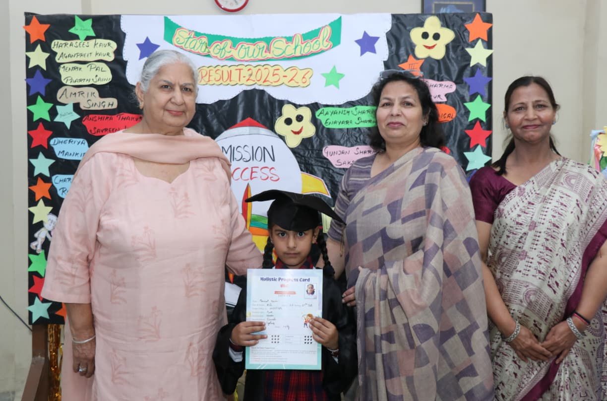 नन्हे विद्यार्थियों ने दीक्षांत पोशाक में बिखेरी चमक, अभिभावकों-शिक्षकों ने साझा की शैक्षणिक प्रगति