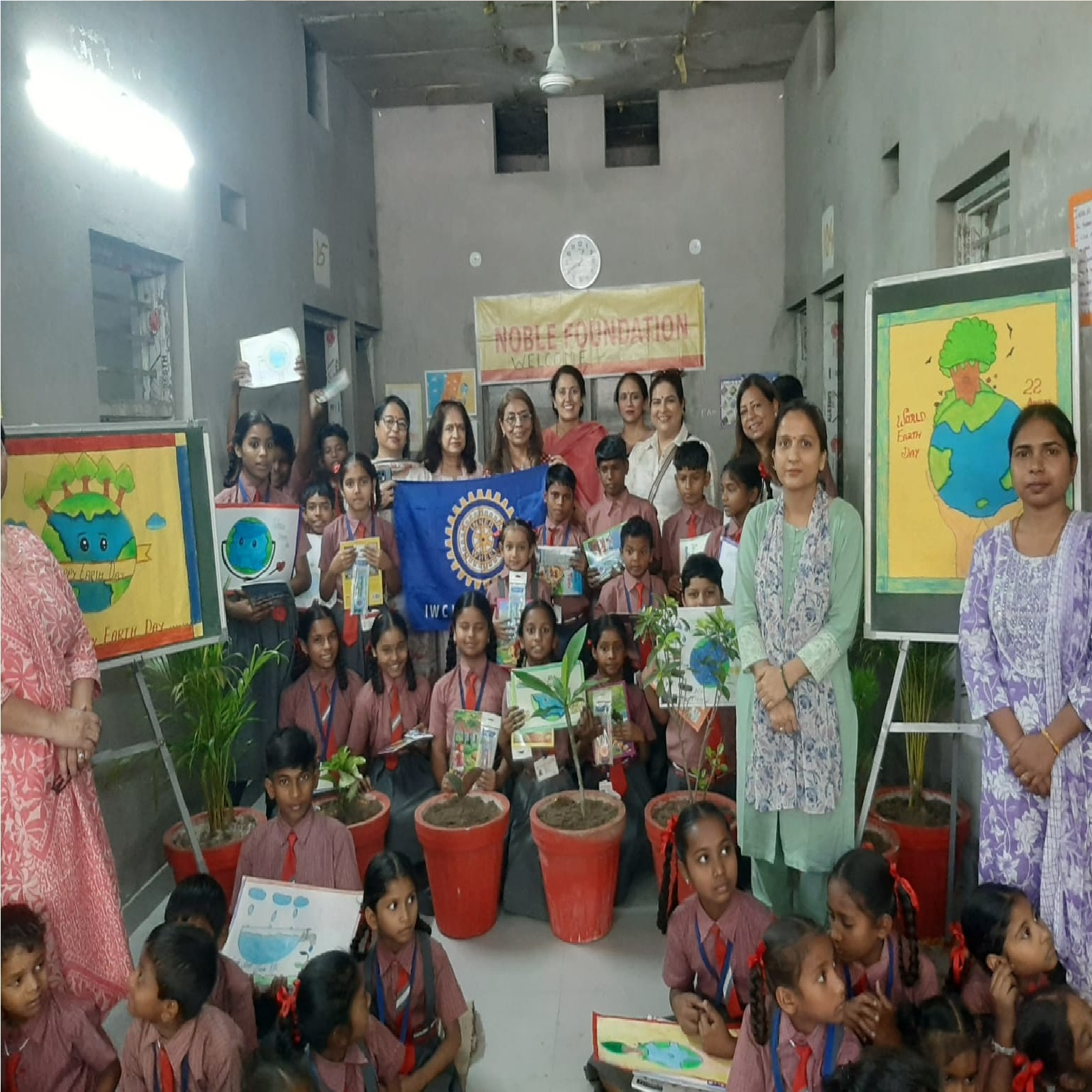 लुधियाना में इनर व्हील क्लब ने पृथ्वी दिवस पर पौधारोपण, शिक्षा सहयोग और चित्रकला प्रतियोगिता के जरिए पर्यावरण संरक्षण का संदेश दिया