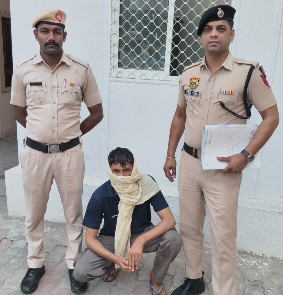 खेत से तार व सबमर्सीबल मोटर चोरी मामले में कलायत पुलिस द्वारा आरोपी काबू