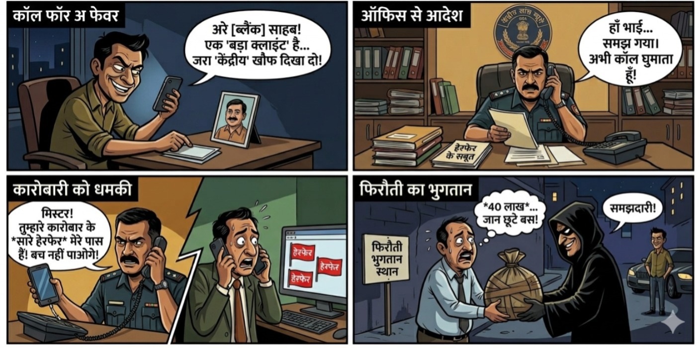 लुधियाना में अपने ही अपनों से ले रहे फिरौती, केंद्रीय एजेंसियों के नाम से डराकर की जा रही अवैध वसूली