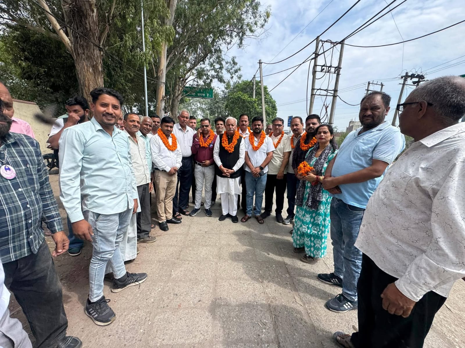 Yamunanagar: 75 लाख रुपये की लागत से बनने वाली सड़क का विधायक घनश्यामदास अरोड़ा ने किया शुभारंभ