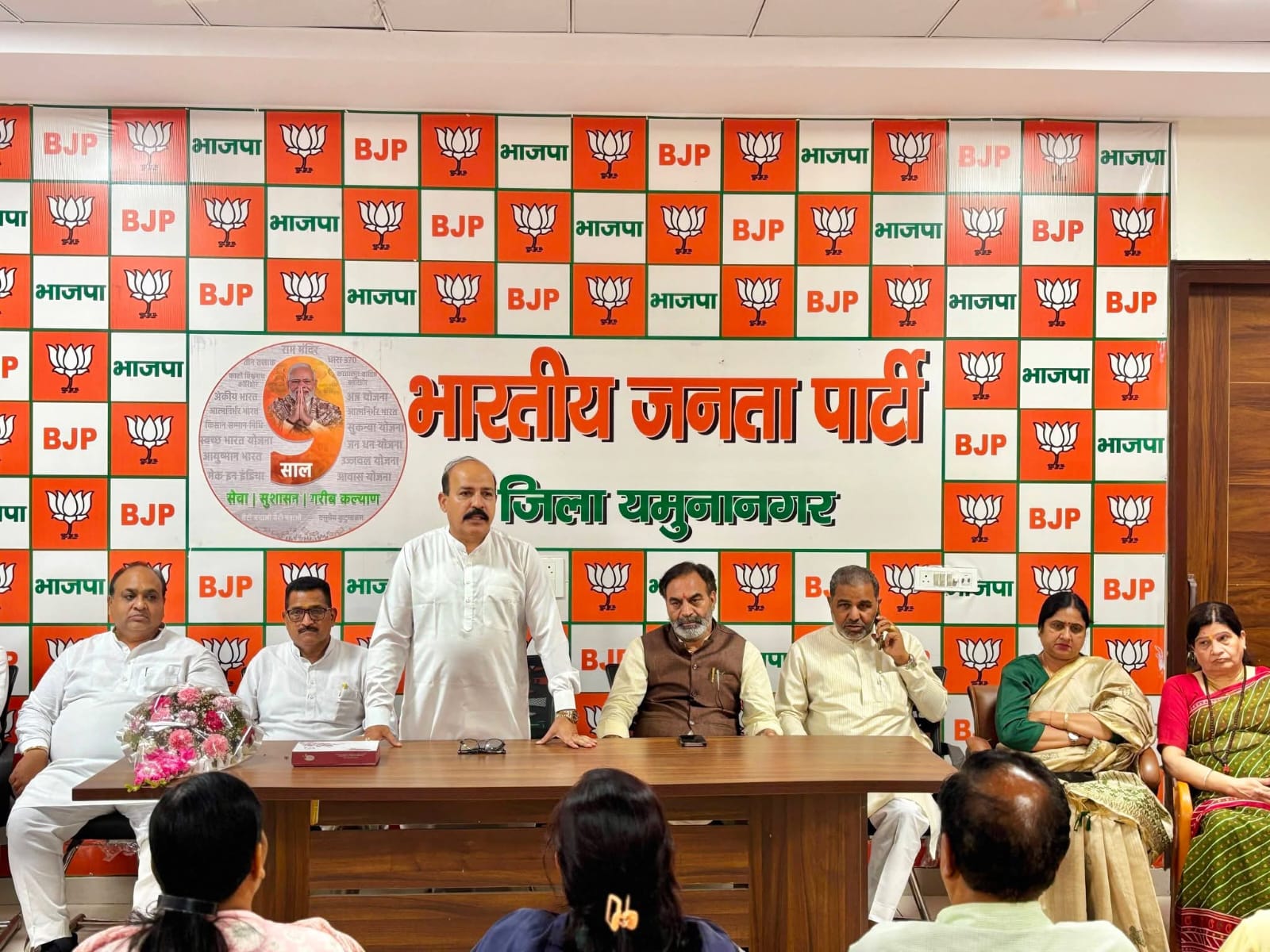 Yamunanagar: भाजपा नेताओं को बड़ी जिम्मेदारी मिलने पर खुशी की लहर, जिला अध्यक्ष राजेश सपरा ने किया स्वागत