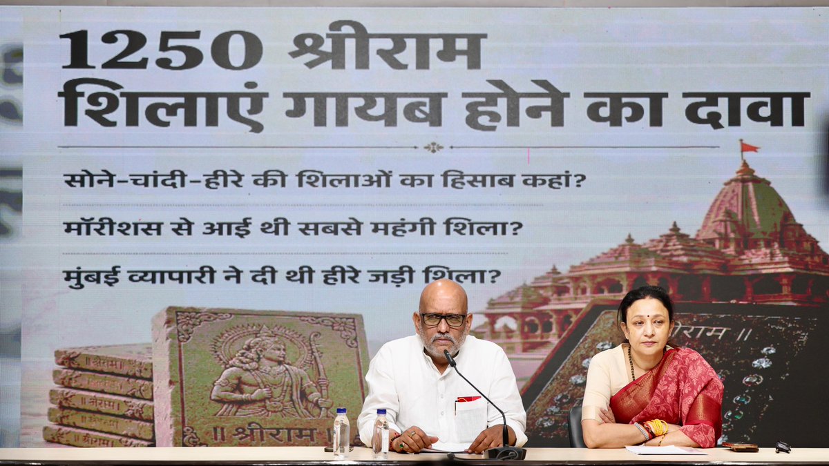 New Delhi: श्रीराम जन्मभूमि फंड को लेकर सियासत तेज, कांग्रेस ने उठाए सवाल