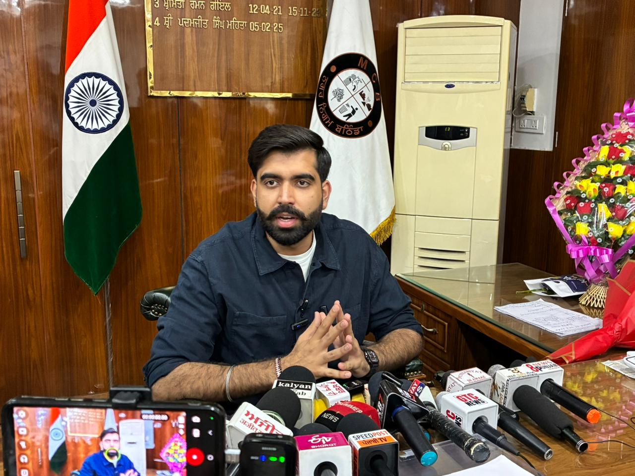 Bathinda: बठिंडा में धार्मिक माहौल, 18 जून से शुरू होगी श्री शिव महापुराण कथा, पं. प्रदीप मिश्रा रहेंगे मुख्य वक्ता: मेयर पदमजीत सिंह मेहता