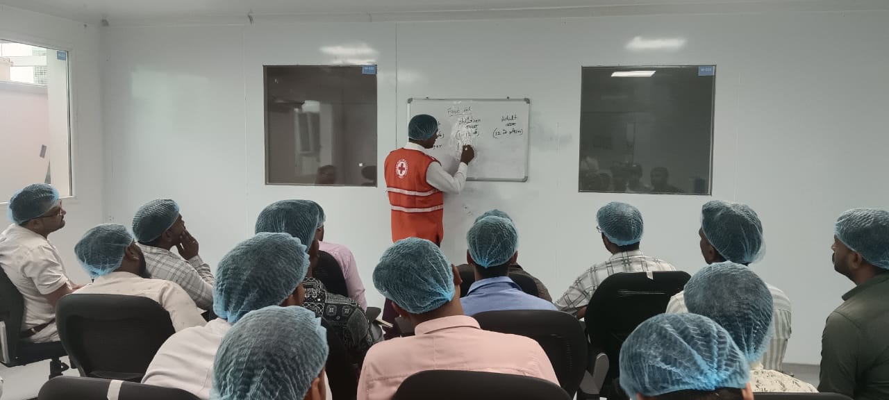 Panipat: ओपस बिडला प्लांट एचएसआईडीसी में 23 कर्मचारियों को व्यवसायिक प्राथमिक चिकित्सा का प्रशिक्षण दिया