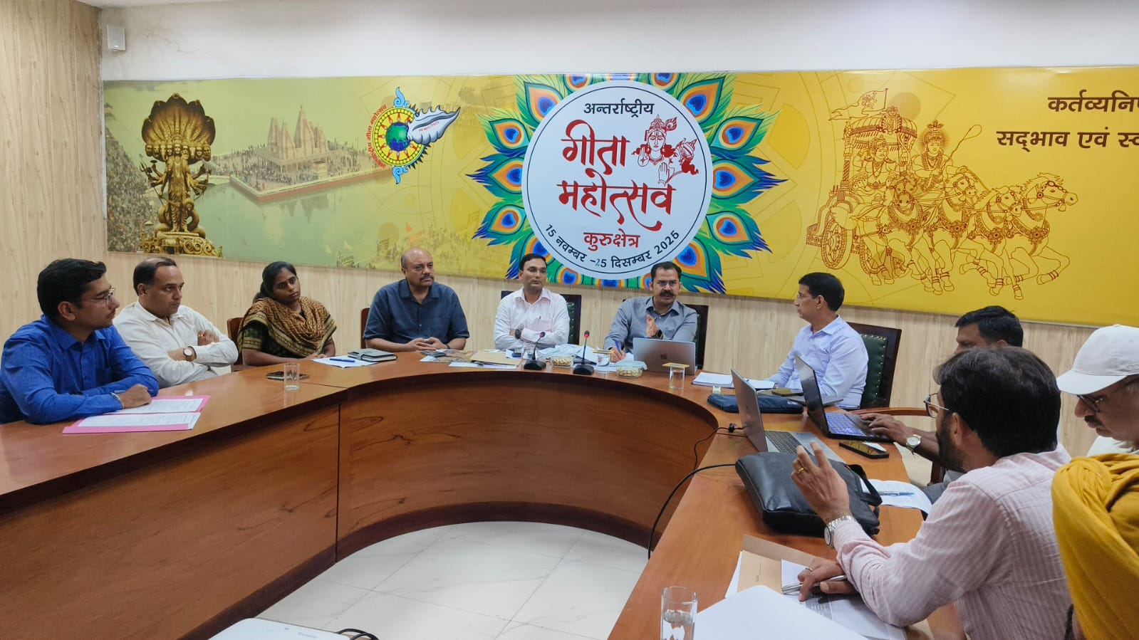 Kurukshetra: केडीबी के अंतर्गत तीर्थ स्थलों पर चल रहे विकास कार्यों की गुणवत्ता पर रखा जाए विशेष फोक्स : विश्राम कुमार मीणा