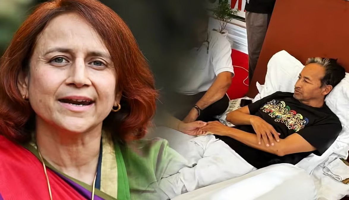 New Delhi: वांगचुक को दूसरे अस्पताल ले जाने की तैयारी, पत्नी ने सफदरजंग अस्पताल पर उठाए सवाल