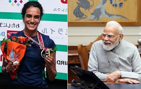 New Delhi: जापान ओपन जीतने पर पीएम मोदी ने पीवी सिंधु को दी बधाई, कहा- ऐतिहासिक उपलब्धि