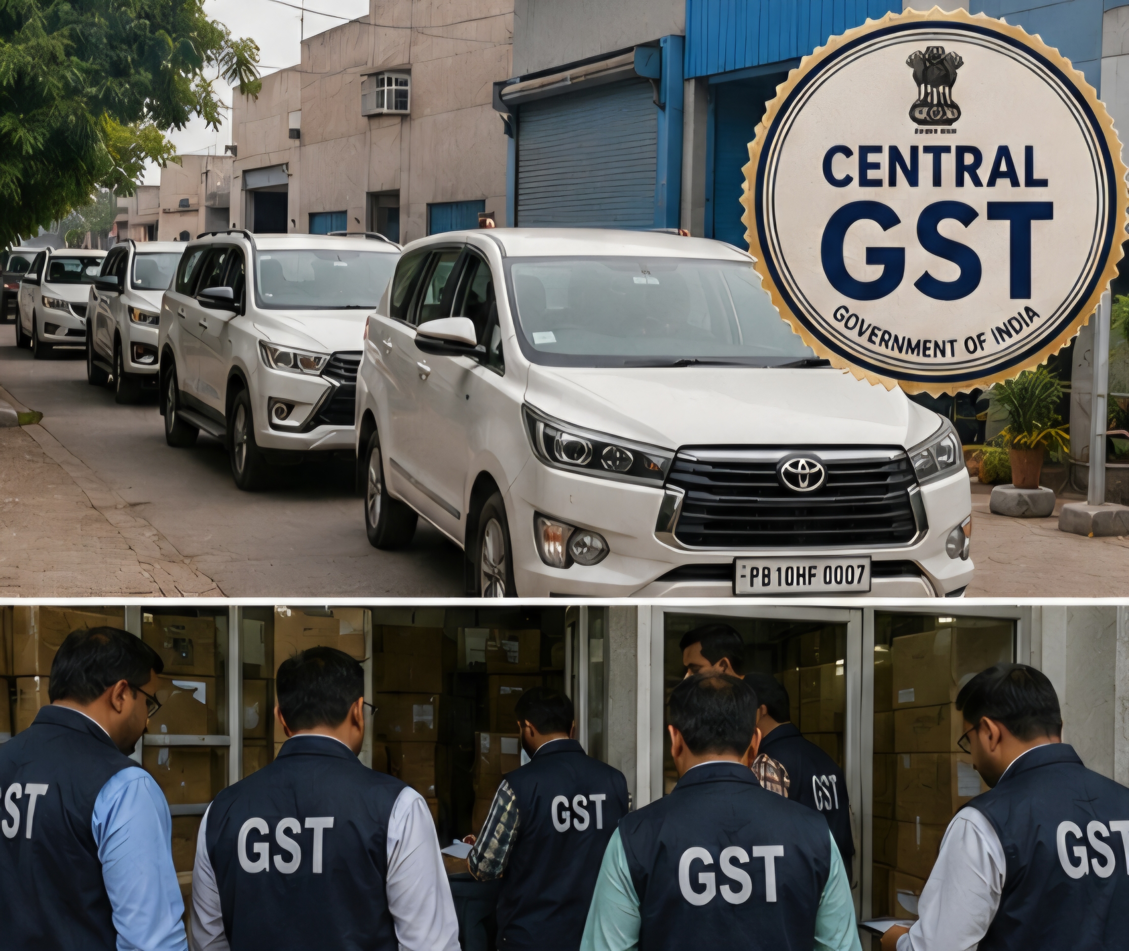 सुबह-सुबह 8 से 10 गाड़ियों में पहुंची सेंट्रल जीएसटी की टीमें, सुधीर फोर्जिंग में दस्तावेजों की जांच शुरू