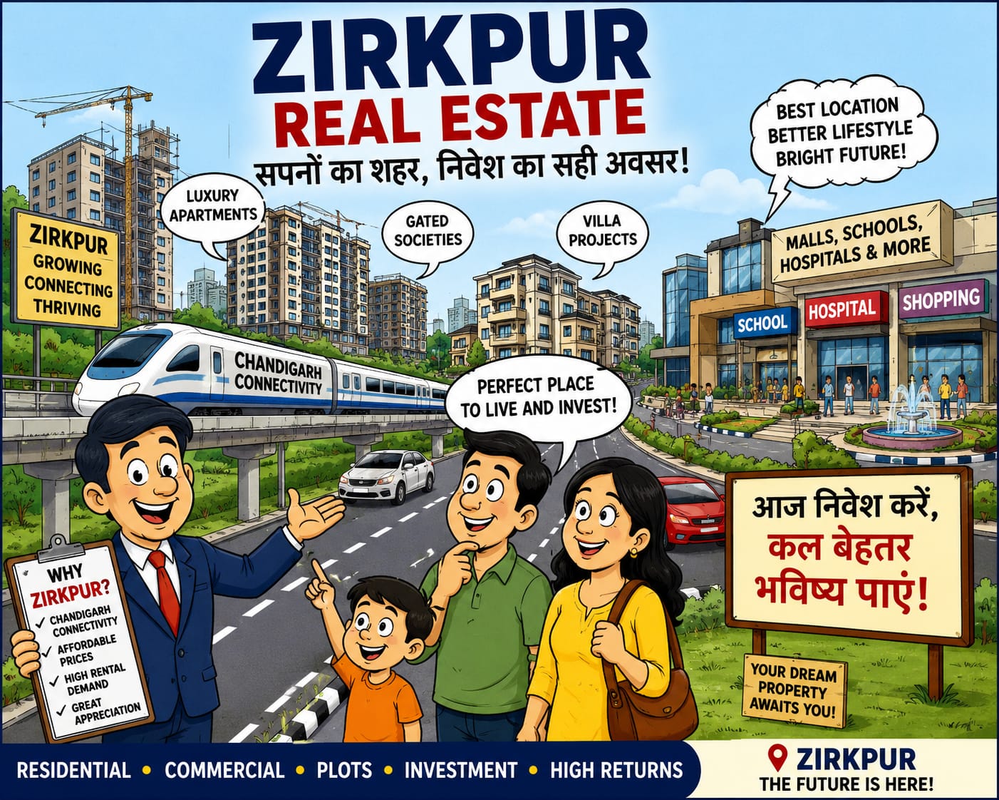 Zirakpur: आकर्षक ऑफर नहीं, दस्तावेजों की पड़ताल जरूरी: जीरकपुर प्रॉपर्टी मार्केट में खरीदारों के लिए बड़ा सबक