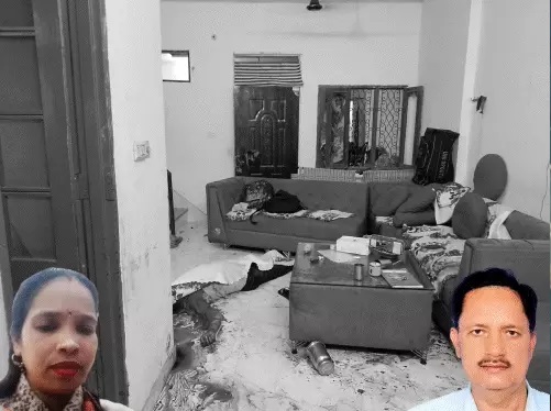 बेटे ने पिता-पत्नी का कर डाला मर्डर, अवैध संबंध का था शक, खून से लथपथ लाशें मिलीं