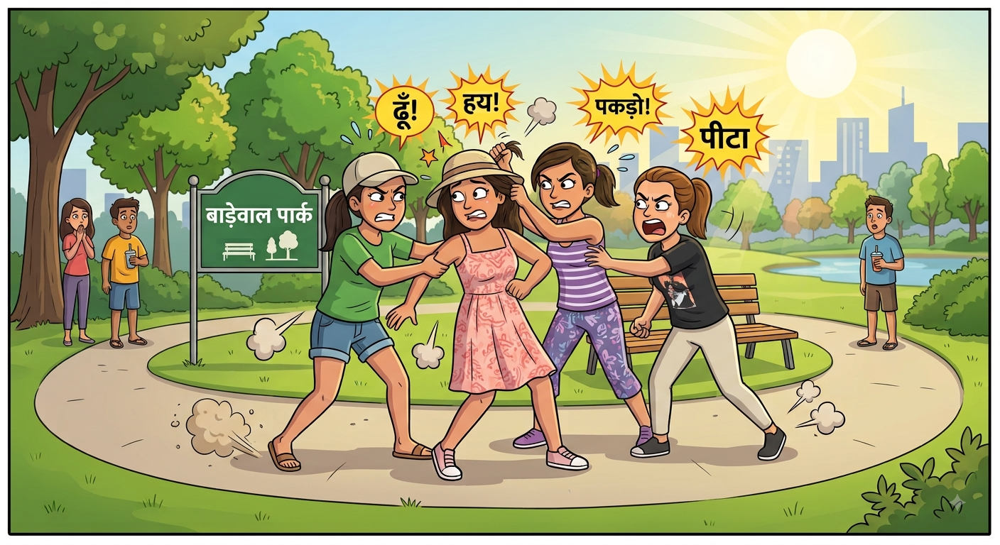 पॉश इलाके के पार्क में सैर कर रही एक महिला को तीन महिलाओं ने मिलकर पीटा, मामला हुआ दर्ज