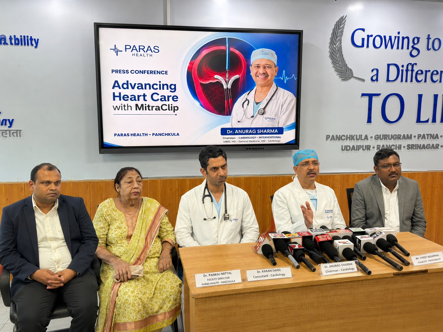 Panchkula: 66 वर्षीय महिला के गंभीर माइट्रल वाल्व लीकेज का माइट्राक्लिप से सफल इलाज, ओपन-हार्ट सर्जरी से मिली राहत