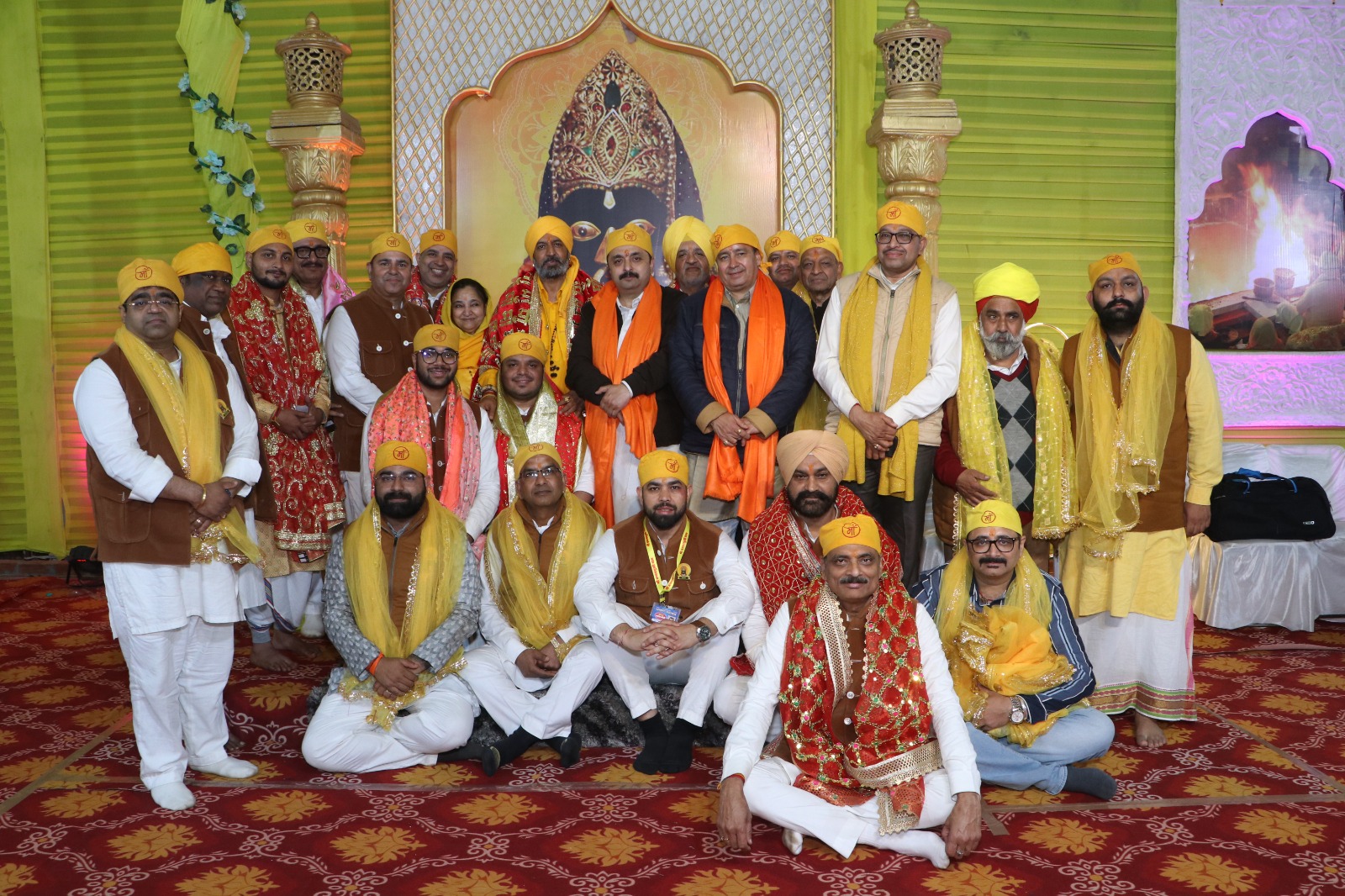 मां बगलामुखी धाम में 243 घंटे का अखंड यज्ञ जारी