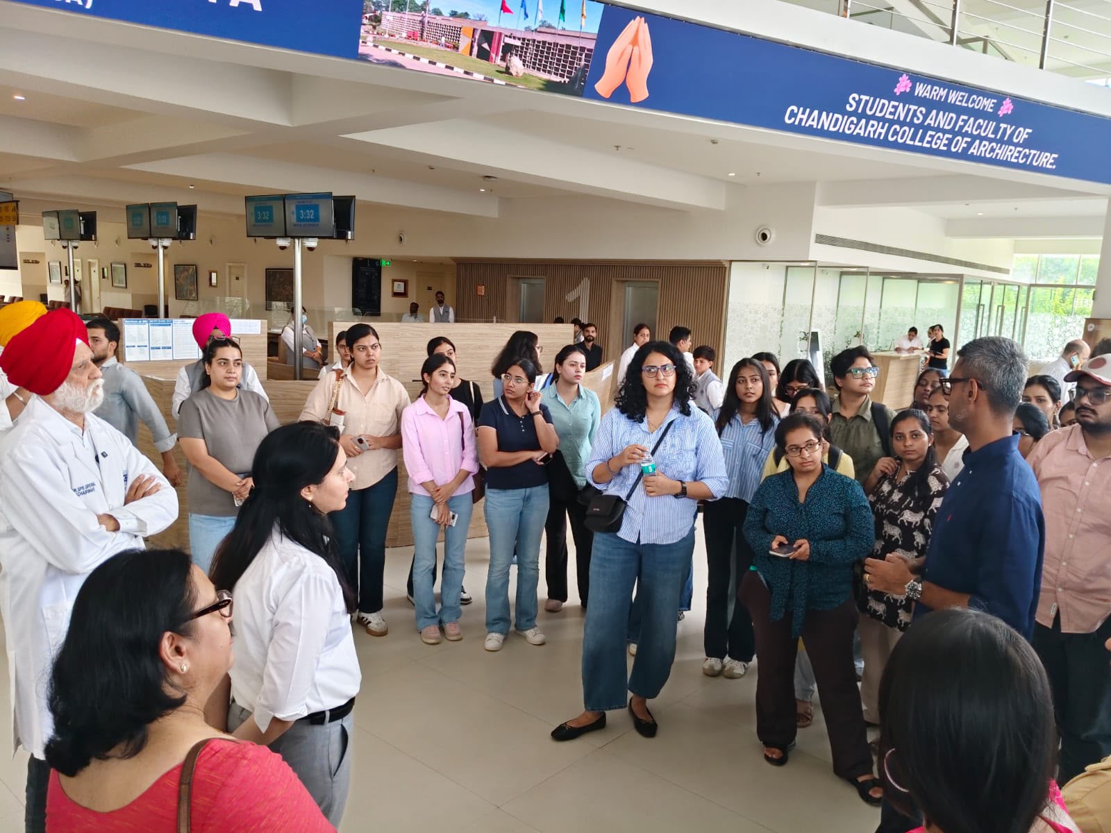 Chandigarh: भविष्य के आर्किटेक्ट्स ने समझी आधुनिक अस्पताल डिजाइन की तकनीक, जीईआई मेडिसिटी बना सीखने का केंद्र